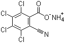 3,4,5,6-Tetrachloro-2-cyanobenzoic acid ammonium salt  molecular structure (CAS 34643-39-5)