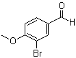 3-Bromo-4-methoxybenzaldehyde molecular structure (CAS 34841-06-0)