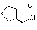 (S)-2-(Chloromethyl)pyrrolidine hydrochloride molecular structure (CAS 35120-33-3)