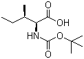 Boc-L-alloisoleucine molecular structure (CAS 35264-07-4)