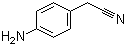 结构式 CAS# 3544-25-0, 4-氨基苯乙腈; 对氨基苯乙腈