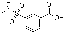 structure of CAS# 35623-11-1, 3-(N-Methylsulfamoyl)benzoic acid;3-Methylsulfamoylbenzoic acid; NSC 74787