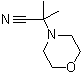 alpha,alpha-Dimethyl-4-morpholineacetonitrile molecular structure (CAS 35666-81-0)