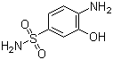 4-Amino-3-hydroxybenzenesulphonamide molecular structure (CAS 3588-76-9)