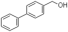 结构式 CAS# 3597-91-9, 4-联苯甲醇