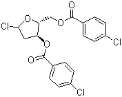 1-Chloro-3,5-di(4-chlorbenzoyl)-2-deoxy-D-ribose molecular structure (CAS 3601-90-9)
