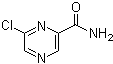 6-氯-2-吡嗪甲酰胺分子结构 (CAS 36070-79-8)