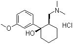 Tramadol hydrochloride molecular structure (CAS 36282-47-0)