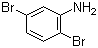 结构式 CAS# 3638-73-1, 2,5-二溴苯胺