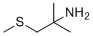结构式 CAS# 36567-04-1, 2-甲基-1-(甲硫基)-2-丙胺