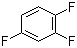 structure of CAS# 367-23-7, 1,2,4-Trifluorobenzene
