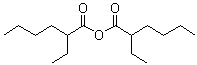 结构式 CAS# 36765-89-6, 2-乙基己酸酐