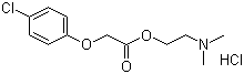Meclofenoxate hydrochloride  molecular structure (CAS 3685-84-5)