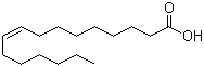 Palmitoleic acid molecular structure (CAS 373-49-9)