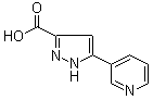 5-(Pyridin-3-yl)-1H-pyrazole-3-carboxylic acid molecular structure (CAS 374064-01-4)