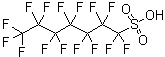 全氟庚烷磺酸分子结构 (CAS 375-92-8)