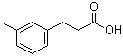 3-Methylbenzenepropanoic acid molecular structure (CAS 3751-48-2)