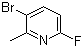 结构式 CAS# 375368-83-5, 5-溴-2-氟-6-甲基吡啶