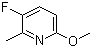 结构式 CAS# 375368-86-8, 2-甲氧基-5-氟-6-甲基吡啶