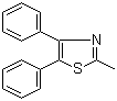 2-Methyl-4,5-diphenylthiazole molecular structure (CAS 3755-83-7)