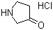 Pyrrolidin-3-one hydrochloride molecular structure (CAS 3760-52-9)