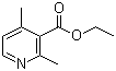 structure of CAS# 37669-78-6, Ethyl 2,4-dimethylnicotinate;Ethyl 2,4-dimethylpyridine-3-carboxylate