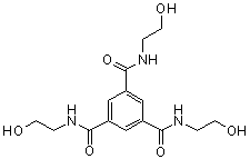 structure of CAS# 37988-18-4, N,N',N''-Tris(2-hydroxyethyl)-1,3,5-benzenetricarboxamide;N,N',N''-Tris(beta-hydroxyethyl)trimesamide