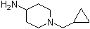 结构式 CAS# 380424-59-9, 1-(环丙基甲基)-4-哌啶胺