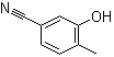 结构式 CAS# 3816-66-8, 3-羟基-4-甲基苯甲腈