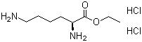 Ethyl 2,6-diaminohexanoate dihydrochloride molecular structure (CAS 3844-53-9)
