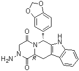 结构式 CAS# 385769-84-6, 氨基他达拉非