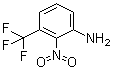2-Nitro-3-(trifluoromethyl)aniline molecular structure (CAS 386-71-0)