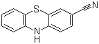结构式 CAS# 38642-74-9, 2-氰基吩噻嗪