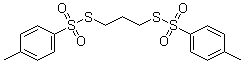 4-Methylbenzenesulfonothioic acid S1,S1'-1,3-propanediyl ester molecular structure (CAS 3866-79-3)