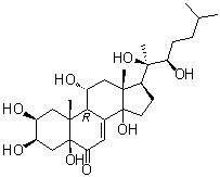 Muristerone A molecular structure (CAS 38778-30-2)