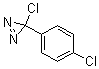 structure of CAS# 39184-66-2, 3-Chloro-3-(4-chlorophenyl)-3H-diazirine