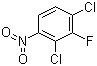 2,4-Dichloro-3-fluoro-1-nitrobenzene molecular structure (CAS 393-79-3)