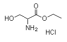 DL-Serine ethyl ester hydrochloride molecular structure (CAS 3940-27-0)