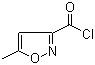 structure of CAS# 39499-34-8, 5-Methylisoxazole-3-carbonyl chloride