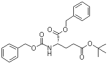 N-[苄氧羰基]-L-谷氨酸 5-叔丁酯 1-苄酯分子结构 (CAS 3967-18-8)