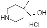 4-Methoxy-4-methylpiperidine hydrochloride molecular structure (CAS 3970-73-8)