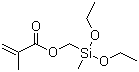 (Methacryloxymethyl)methyldiethoxysilan molecular structure (CAS 3978-58-3)