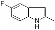 structure of CAS# 399-72-4, 5-Fluoro-2-methylindole;5-Fluoro-2-methyl-1H-indole