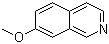 结构式 CAS# 39989-39-4, 7-甲氧基异喹啉