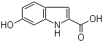 6-Hydroxyindole-2-carboxylic acid molecular structure (CAS 40047-23-2)