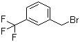 structure of CAS# 402-23-3, 3-(Trifluoromethyl)benzyl bromide;1-(Bromomethyl)-3-(trifluoromethyl)benzene
