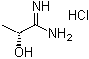 (2R)-2-Hydroxypropanimidamide monohydrochloride molecular structure (CAS 4024-05-9)