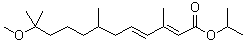 Methoprene molecular structure (CAS 40596-69-8)
