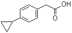4-Cyclopropylbenzeneacetic acid molecular structure (CAS 40641-90-5)