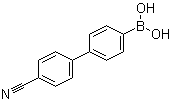 structure of CAS# 406482-73-3, 4'-Cyanobiphenyl-4-ylboronic acid